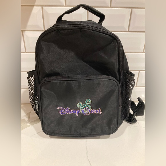 Disney Bags Vintage Disney Quest Backpack Black Child Youth